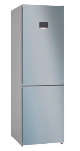 Bosch Serie 4 KGN367LDF frigorifero con congelatore Libera installazione 321 L D Acciaio inossidabile