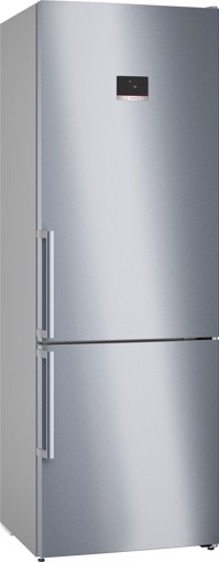 Bosch Serie 6 KGN49AIBT frigorifero con congelatore Libera installazione 440 L B Acciaio inossidabile