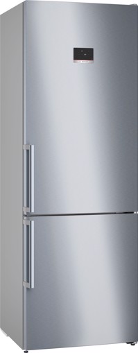 Bosch Serie 6 KGN49AICT frigorifero con congelatore Libera installazione 440 L C Acciaio inossidabile