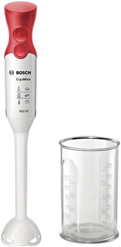 Bosch MSM64010 frullatore Frullatore ad immersione 450 W Rosso, Bianco