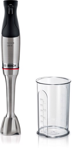 Bosch Serie 6 MSM6M810 frullatore 0,6 L Frullatore ad immersione 1200 W Acciaio inossidabile