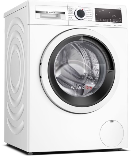 Bosch Serie 4 WNA144V0IT lavasciuga Libera installazione Caricamento frontale Bianco E