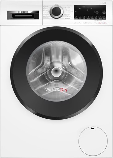 Bosch WNG25400IT lavasciuga Libera installazione Caricamento frontale Bianco D