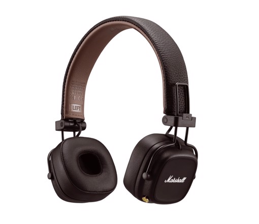 Marshall MAJOR IV Cuffie Con cavo e senza cavo A Padiglione MUSICA USB tipo-C Bluetooth Marrone