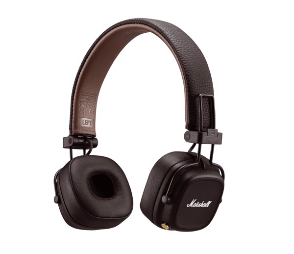 Marshall MAJOR IV Cuffie Con cavo e senza cavo A Padiglione MUSICA USB tipo-C Bluetooth Marrone