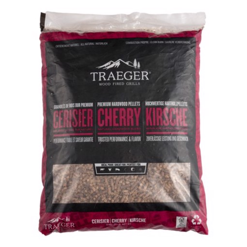 Traeger Pellets da legno Cherry naturale certificato FSC per barbecue a pellet - 9 kg