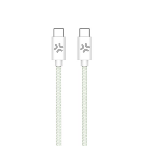 Celly USBCUSBCCOTTGN cavo USB 1,5 m USB C Verde, Bianco