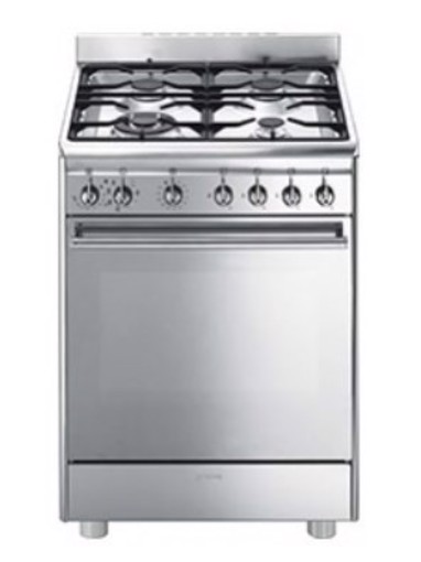 Smeg CX68MF8-2 cucina Elettrico Gas Acciaio inossidabile A