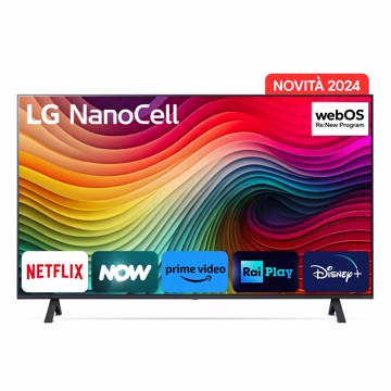 Televisore nano 43" uhd hdr10p t2/s2,3hdmi,2usb,a5,os24,ga,p