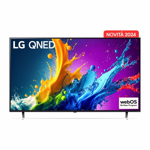 LG QNED 75'' Serie QNED80 75QNED80T6A, TV 4K, 3 HDMI, SMART TV 2024
