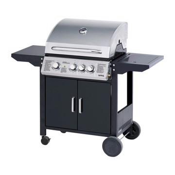 Barbecue a gas 3 bruciatori+fornello lateral