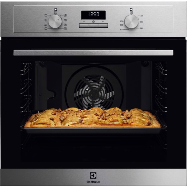 Electrolux EOH3H04X forno 72 L A+ Nero, Acciaio inossidabile
