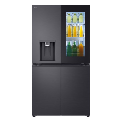 LG InstaView GMG960EVJE Frigorifero Multidoor , Classe E, 638L, Wi-Fi, UVnano, Nero