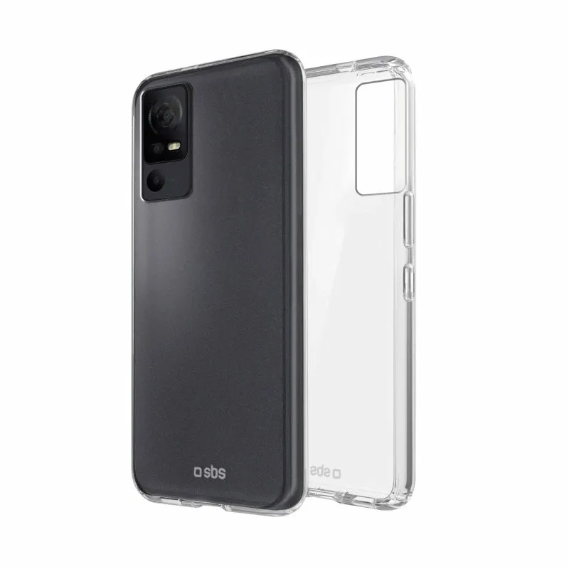 LYJERRY Cover e Vetrino Vetro Per TCL 40 NXT Paper 4G - Custodia Antiurto Con Vetro Temperato e Pellicola Protettiva, Clear