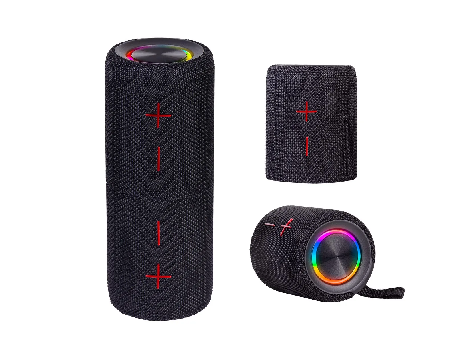 Digitus StereoBass – Altoparlante Bluetooth Portatile, Nero, Suono Potente, Bassi Profondi, 10 Ore Di Autonomia