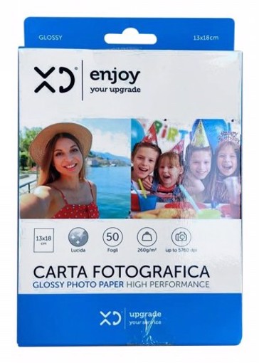 XD Enjoy XDPHOTOPAPER03 carta fotografica Bianco Lucida