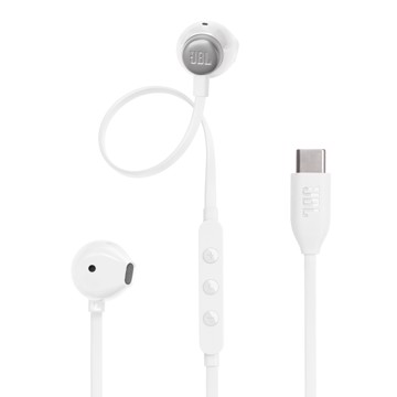 Cuffia jbl auricolare bianco pulsante microfono - custodia
