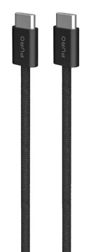 Puro cavo in tessuto da usb-c