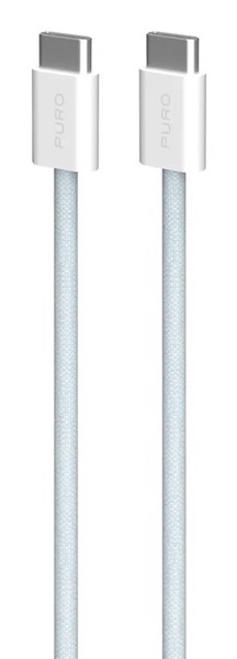 PURO PUCCCFABK415MTLBLUE cavo USB 1,5 m USB 2.0 USB C Blu
