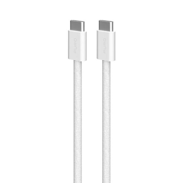 PURO PUCCCFABK415MTWHI cavo USB 1,5 m USB 2.0 USB C Bianco