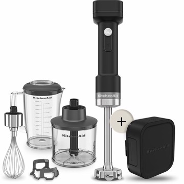 Mixer a immersione cordless frusta tritatutto nero