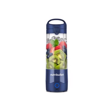 Frullatore a bicchiere portabl 500ml ricaric.usb navy blue