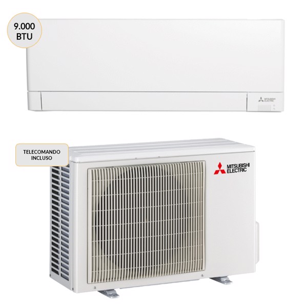 Mitsubishi MUZAY25VG + MSZAY25VGK Climatizzatore MONO split system Bianco 9000 btu Wi-Fi