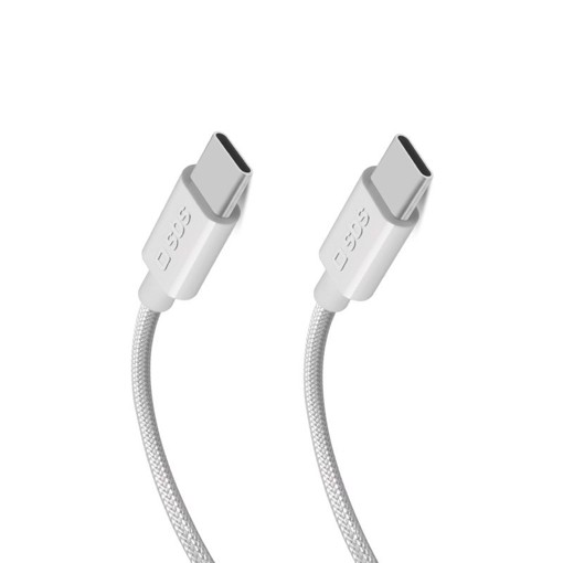 SBS TECABLETISSUETCC32G cavo USB 1,5 m USB 3.2 Gen 2 (3.1 Gen 2) USB C Grigio