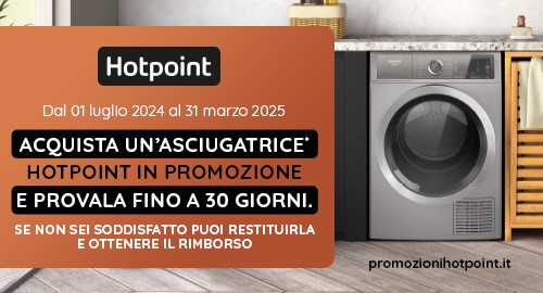 Soddisfatti o Rimborsati Asciugatrici Hotpoint