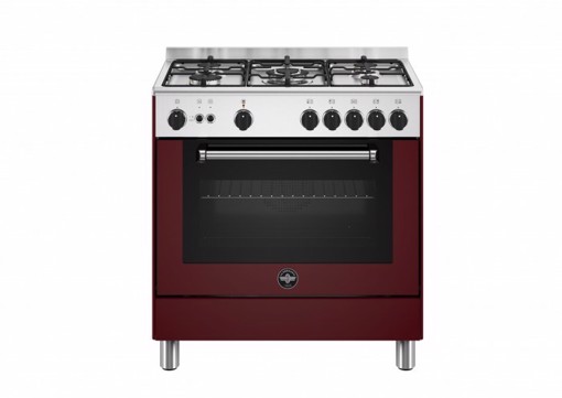Bertazzoni La Germania Americana AMN855GVIV/24 cucina Elettrico Gas Bordeaux A