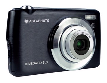 Compatta digitale kf820k bk 18mp zoom 8x sd + bag inclusa