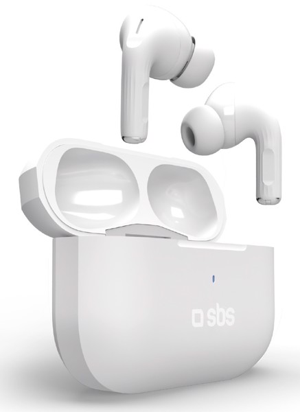 SBS Air Kab Max Auricolare True Wireless Stereo (TWS) In-ear Musica e Chiamate Bluetooth Bianco
