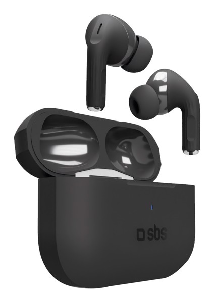 SBS Air Kab Max Auricolare True Wireless Stereo (TWS) In-ear Musica e Chiamate Bluetooth Nero