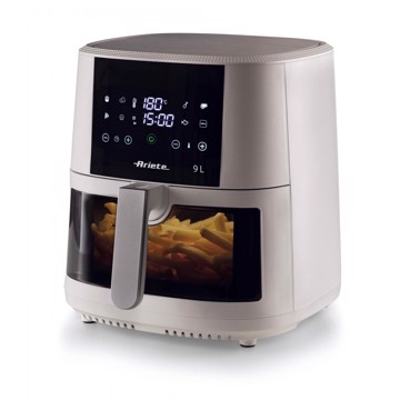 Friggitrice ad aria xxl bianca 1500w 9 lt timer digitale bia