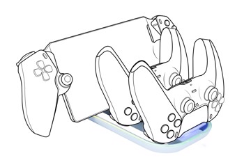 Ricarica 2x dualsense/psportal
