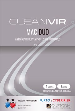 Antivirus + furto + cyber risk 1 device 1 year macos