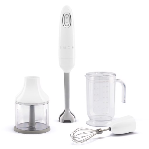 Smeg HBF03WHEU frullatore Frullatore ad immersione 700 W Acciaio inox, Bianco