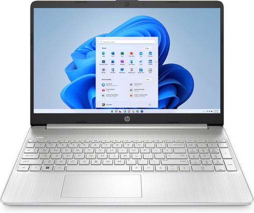 HP 15s-fq5094nl Intel® Core™ i7 i7-1255U Computer portatile 39,6 cm (15.6") Full HD 16 GB DDR4-SDRAM 512 GB SSD Wi-Fi 5 (802.11ac) Windows 11 Home Argento
