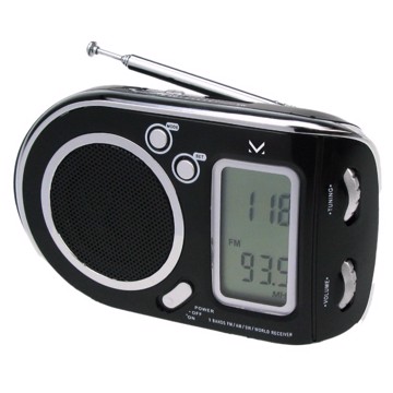 Radio portatile bk multibanda am/fm/sw disp. lcd