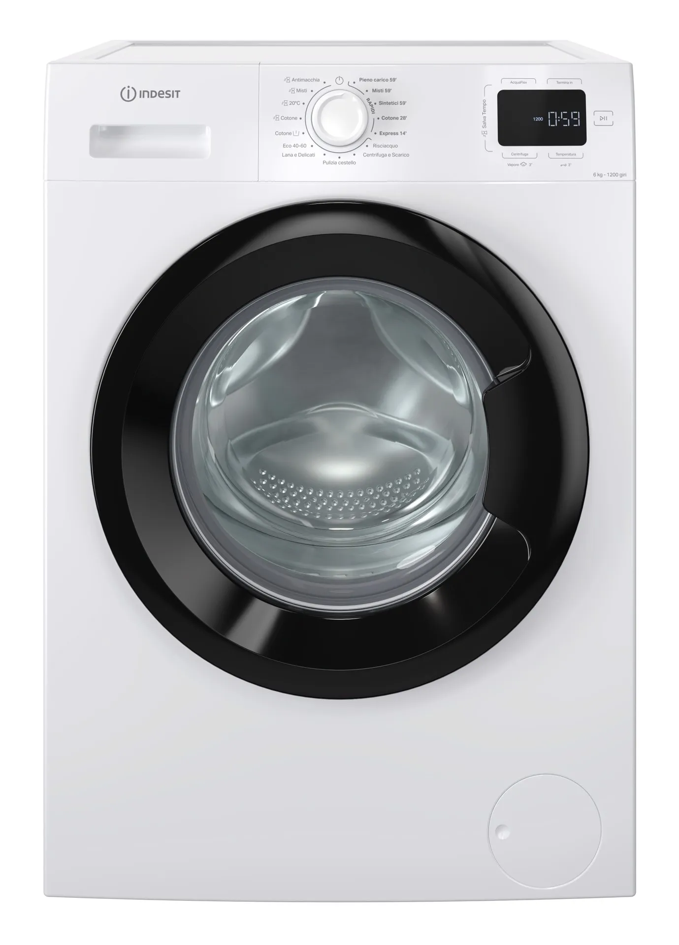 INDESIT IM 642B MY TIME IT lavatrice Caricamento frontale 6 kg 1200  Giri/min Bianco | Lavatrici slim in Offerta su Stay On | Stay On, image size:1379x1920