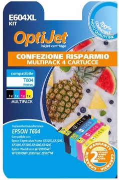 Car.com.epson t604xl-xl clr+bk comp.t604xl-kit ananas