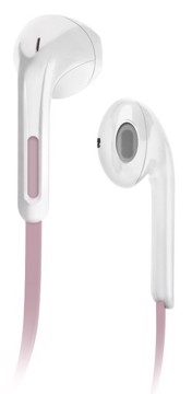 Auricolari Stereo Mix 99 con microfono, connettore jack 3,5 mm, colore rosa