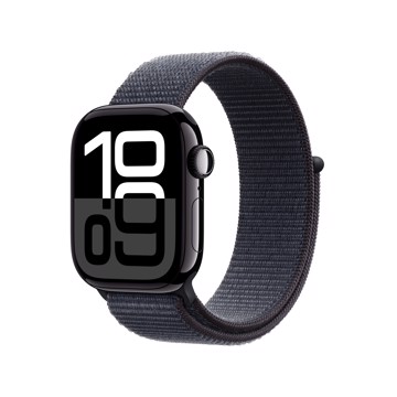 Apple watch serie 10 + cel 42m black case with ink sport loo