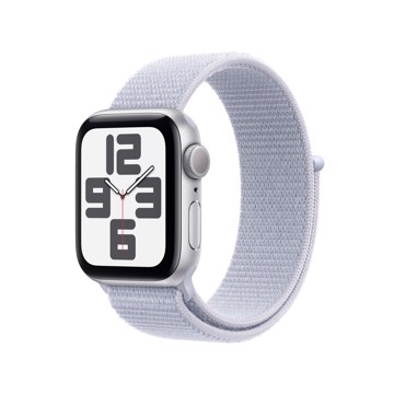 Apple watch se gps 40mm silver,blue cloud sport loop