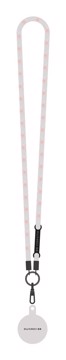 Laccio collana in corda grigio