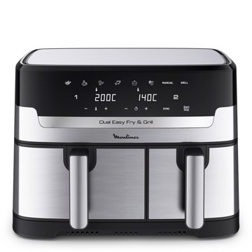 Friggitrice ad aria dual 2700w 5.2 lt + 3.1 lt timer