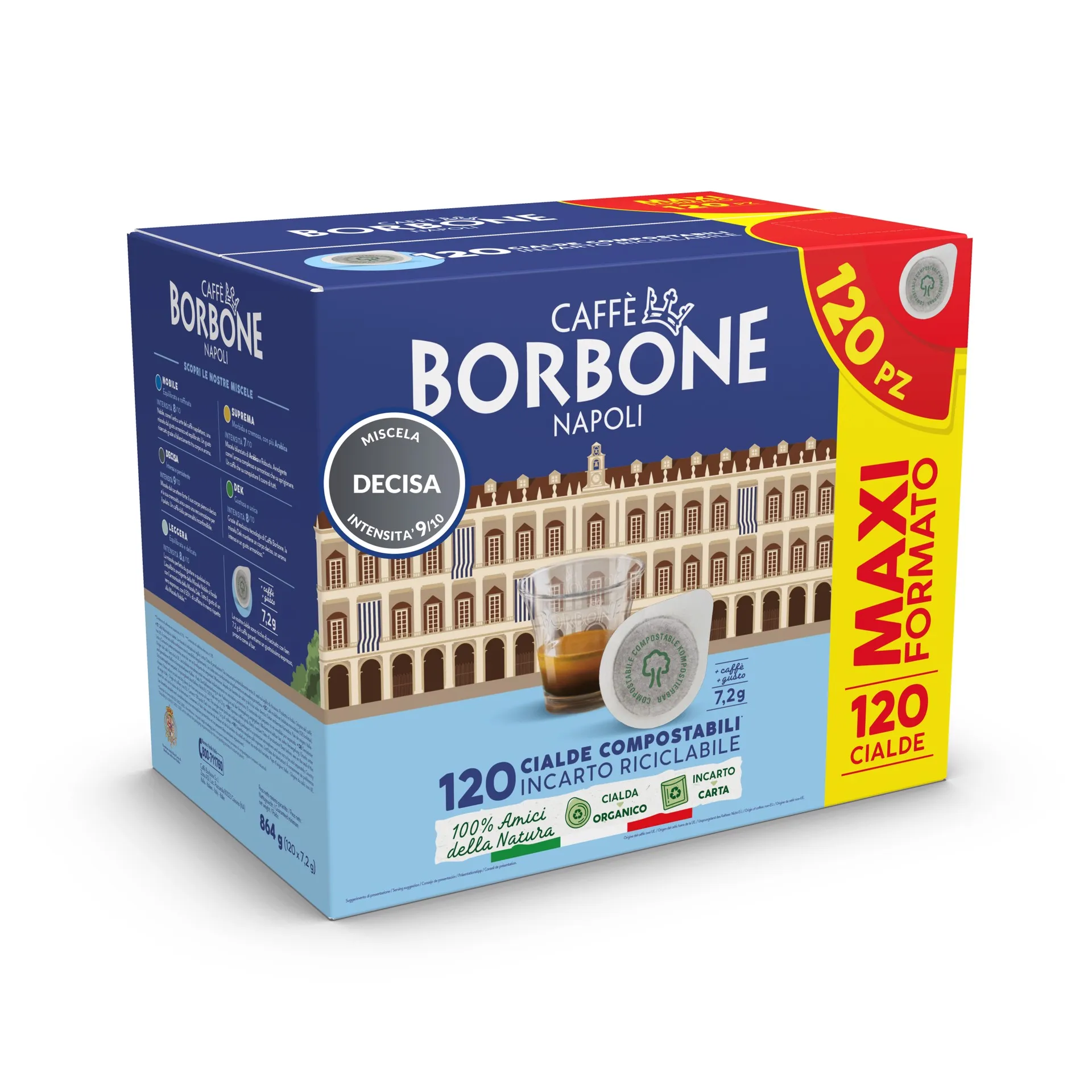 Caffè Borbone Cialda Miscela Decisa 120 pezzi | Cialde Caffè in Offerta su  Stay On | Stay On, image size:1920x1920