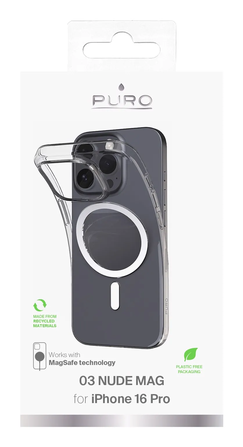 LISEN Custodia Ultra Sottile Per IPhone 16 Pro Con MagSafe - Spessore 0,9 Mm, Nera Opaca, Antigraffio