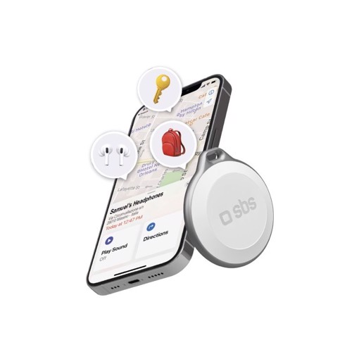 SBS TEFINDBTAPW localizzatore e cercatore GPS Universale Bianco