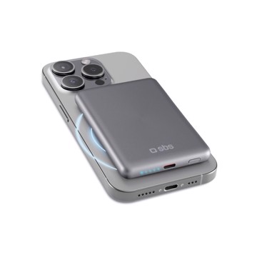 Powerbank magsafe alluminio 20w, wireless